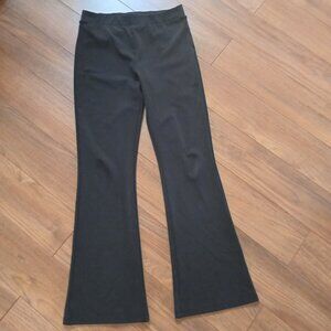 Black Flared Leggings (Size Medium)